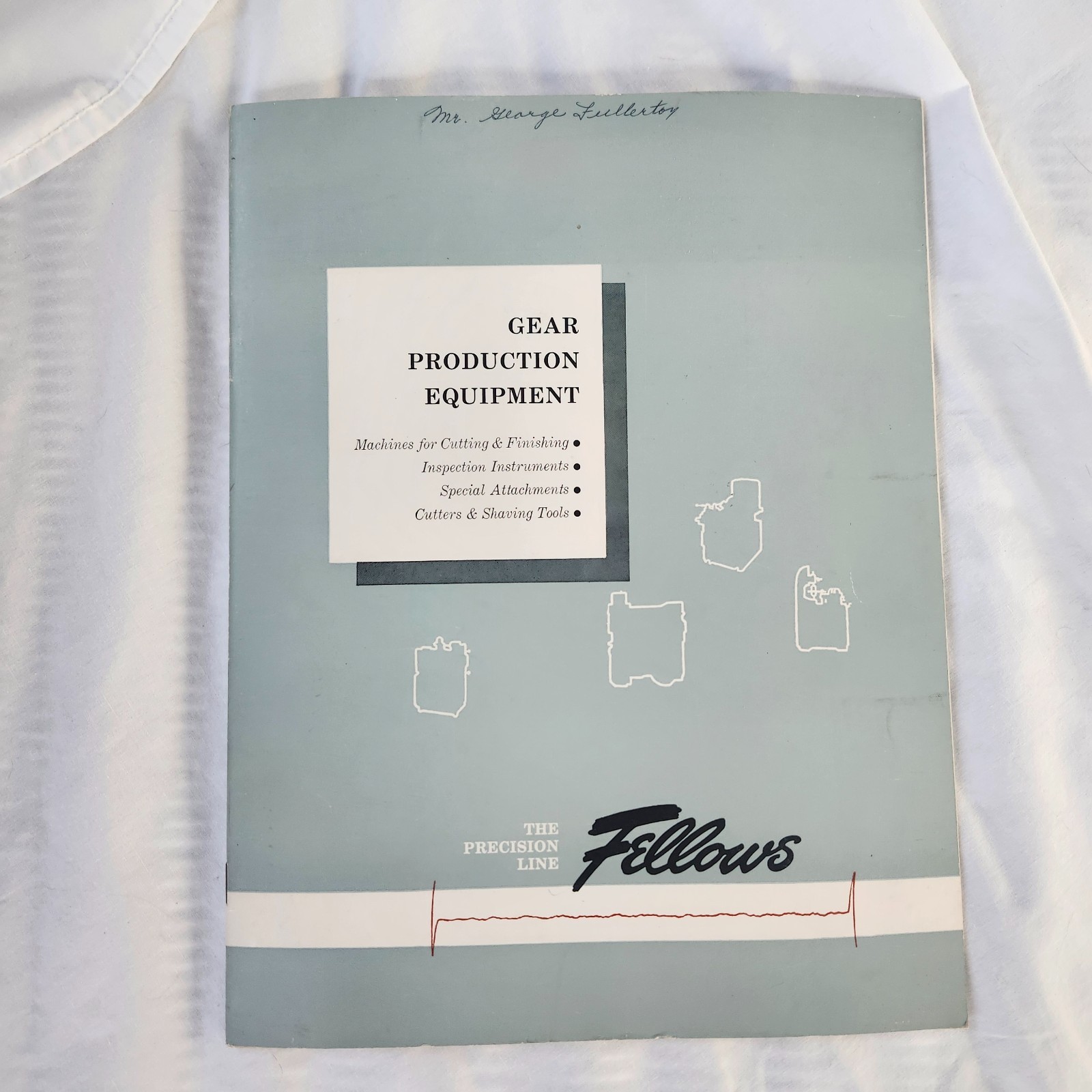 Fellows Gear Shaper Co. Catalog machines and Parts