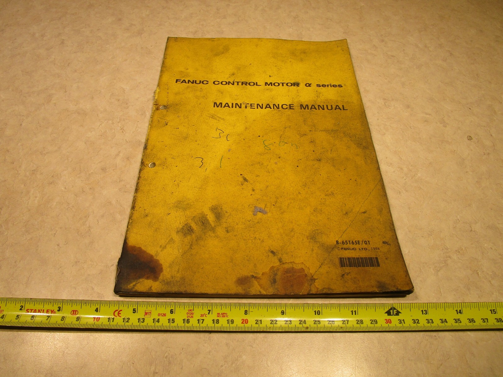 Fanuc B-65165E/01, a Series Control Motor Maintenance Manual, C0282