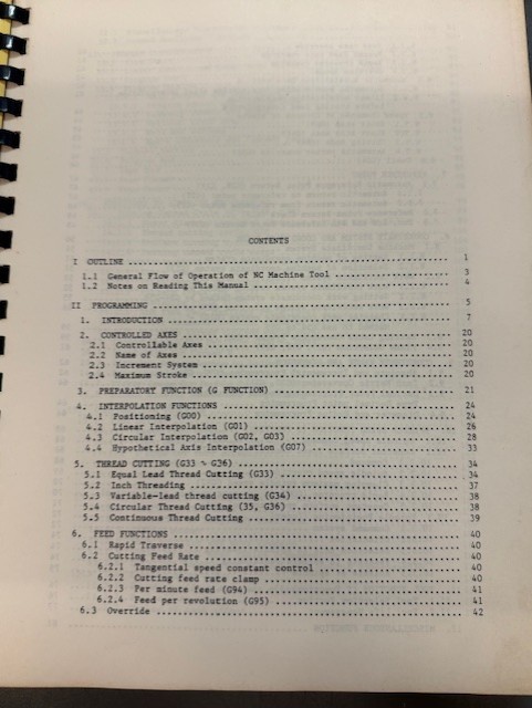 Fanuc System 10T 11T 12T Model A Operator’s Manual