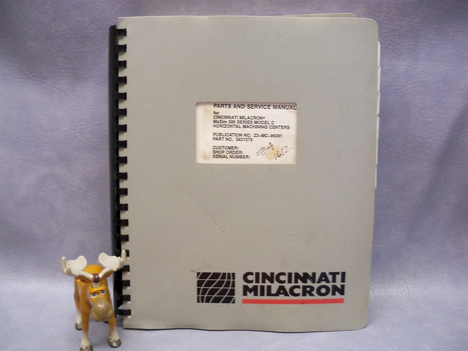 Cincinnati Maxim 500 Horizontal Machining 23-MC-96091 3431379 Parts Manual