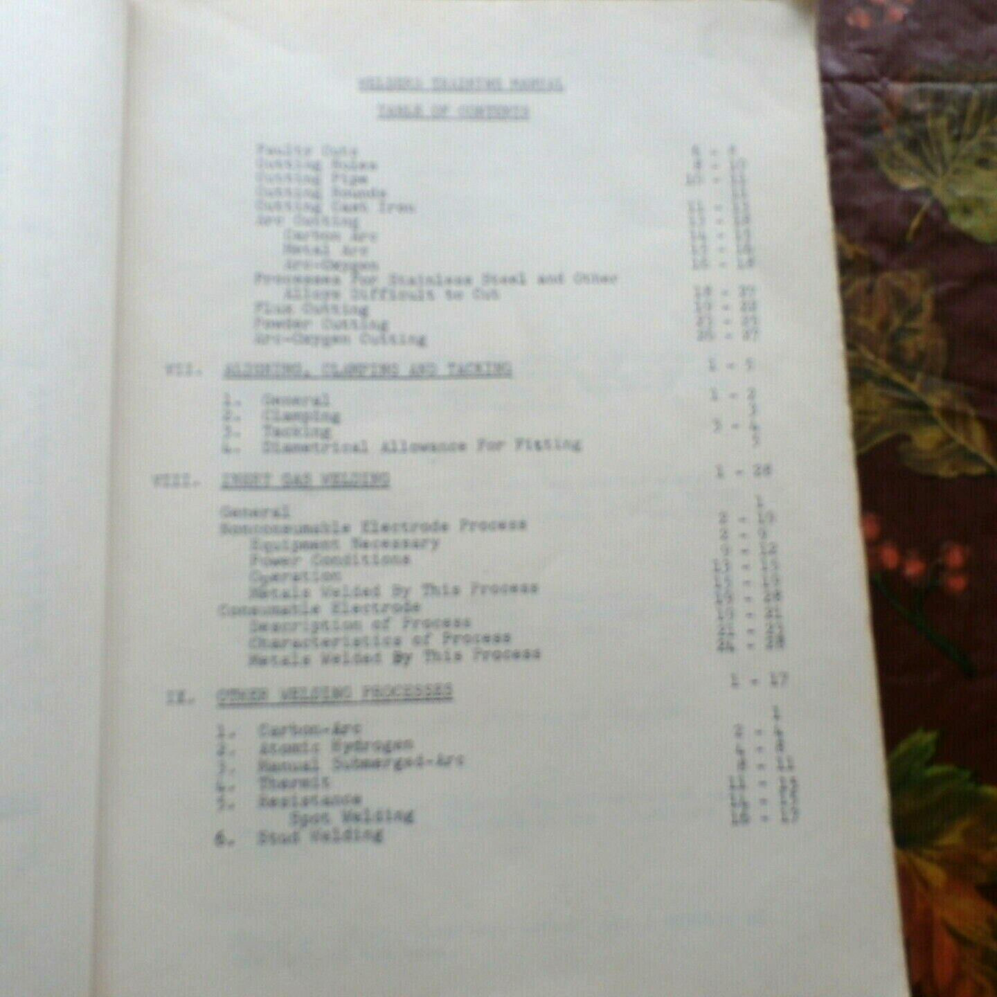 1952 Dupont Welders Training Manual Engineered Maintenance LK