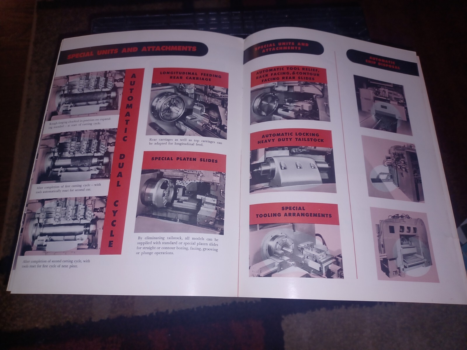 Vtg Bullard Catalog Hydra-Feed Automatic Lathes 1957 HD 8 12 16 24 Machine Tools