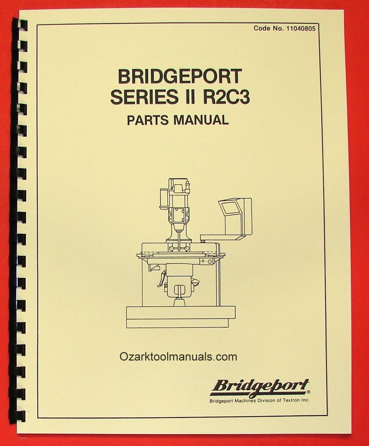 BRIDGEPORT Series II R2C3 CNC Milling Machine Center Parts Manual 0081