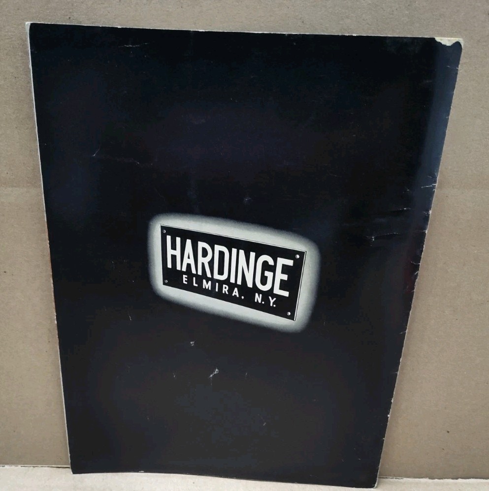 Harding Precision Tools Sales Brochure Advertising General Bulletin Catalog Vtg