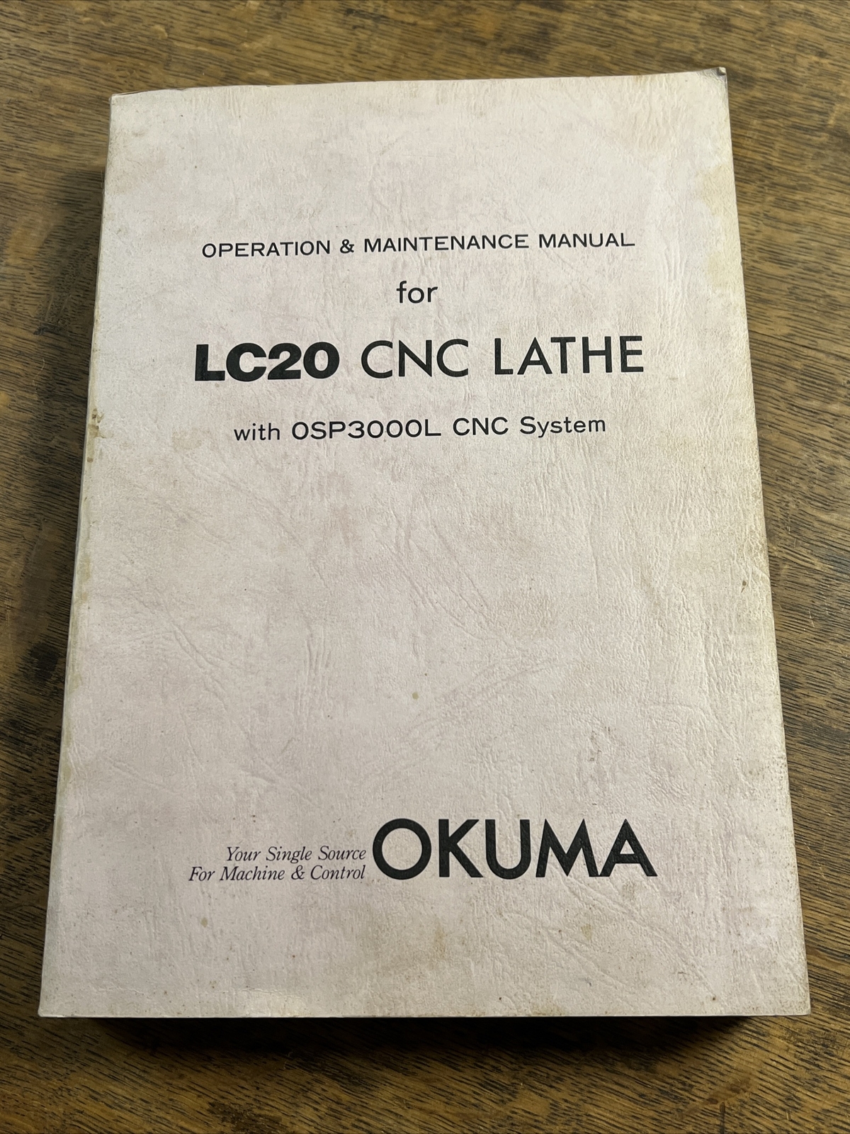 Okuma LC20 CNC Lathe Operation and Maintenance Manual