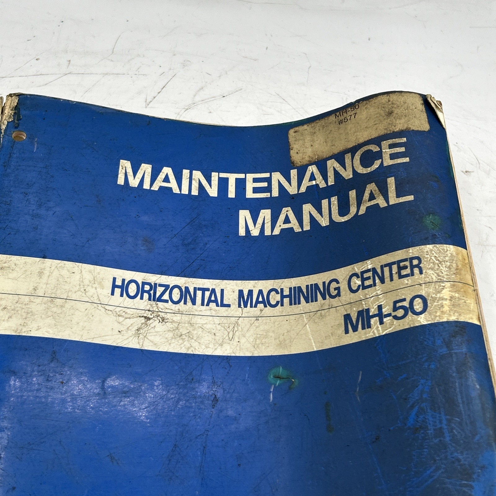 Mori Seiki Maintenance Manual Horizontal Machining Center MH-50 See Pics