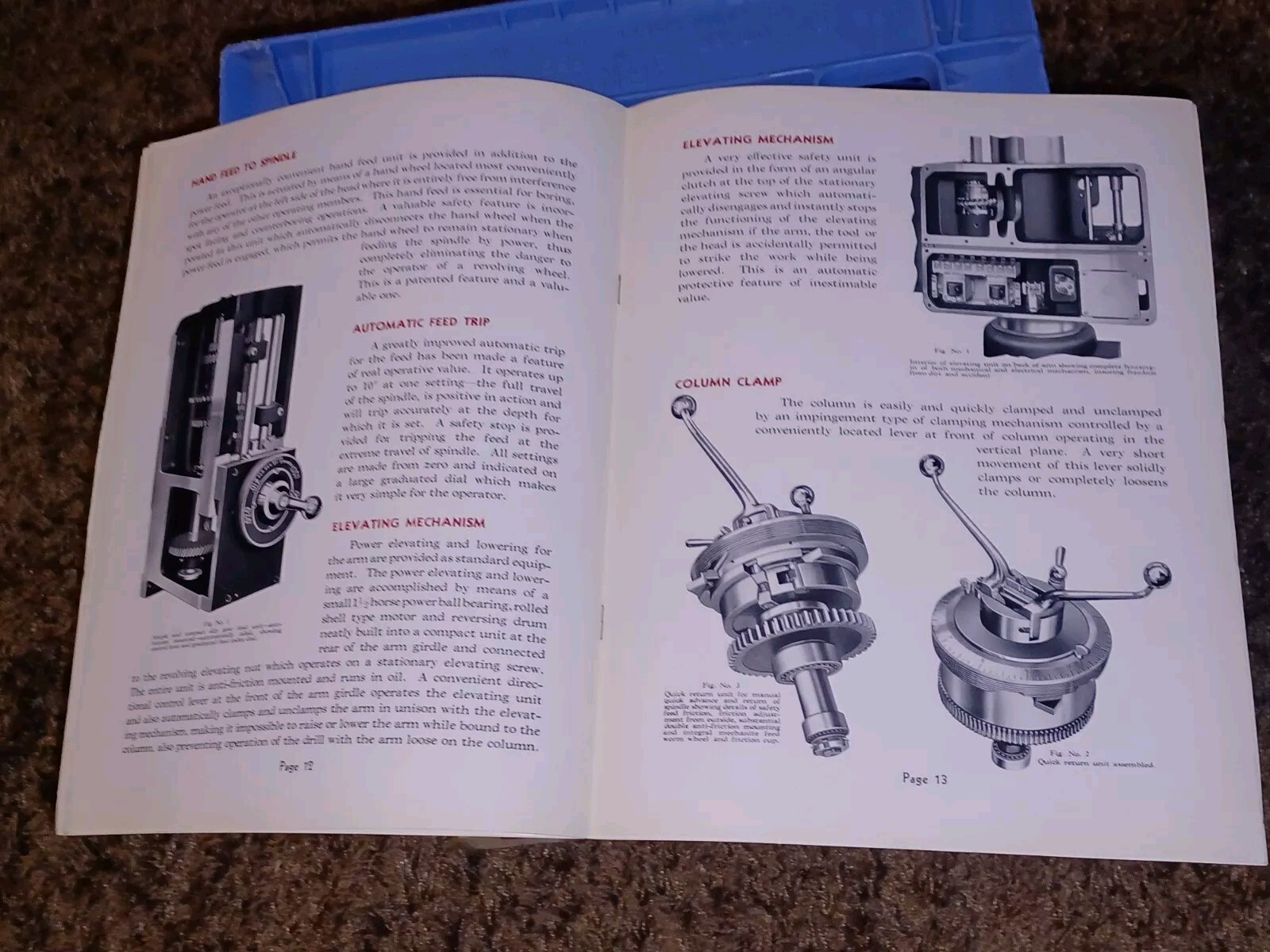 AMERICAN HOLE WIZARD Tool Works BULLETIN 305 9 Speed Radial Drill Catalog Book!