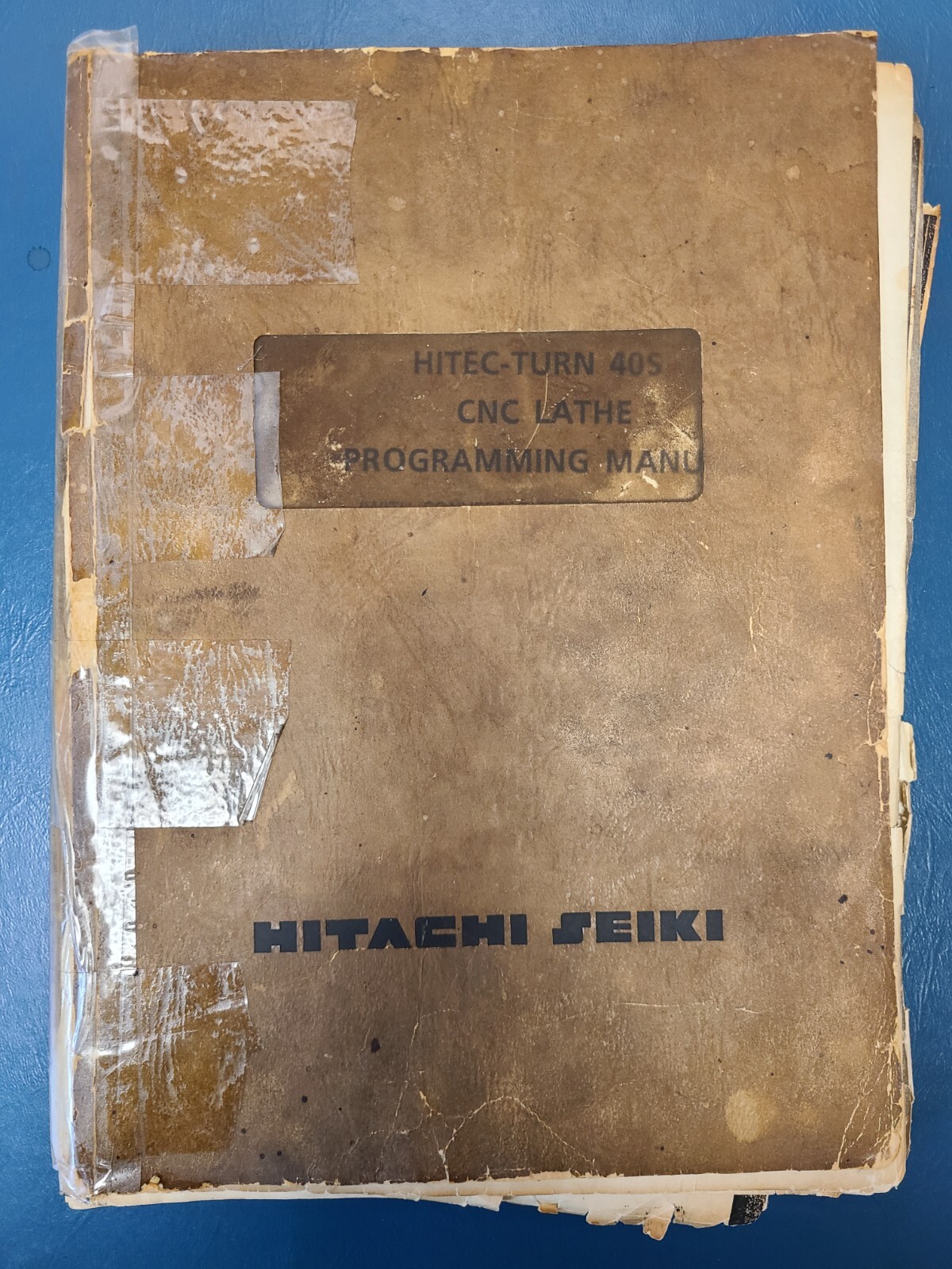 Hitachi Seiki HT40S Programming Manual FANUC 10TE-F Series ORIGINAL HiTech-Turn