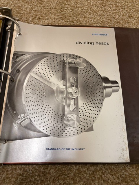 Vintage Cincinnati Milling Milacron Machine Company Salesman Binder Catalog