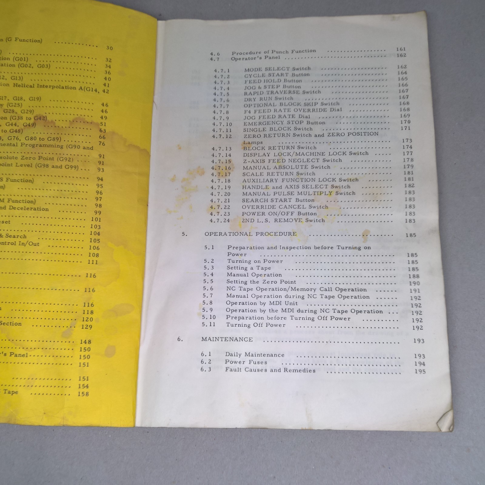Fanuc 3000C Operators Maintenance Manual Fugitsu B-51520E/06