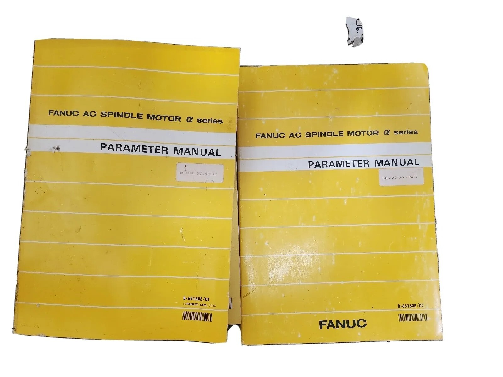 2! Fanuc AC Spindle Motor Parameter Manual B-65160E/01 and B65160e/02