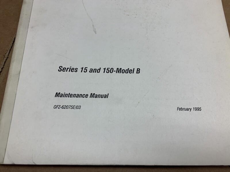 GE Fanuc Automation Maintenance Manual GFZ-62075E/03 Series 15 150 Model B