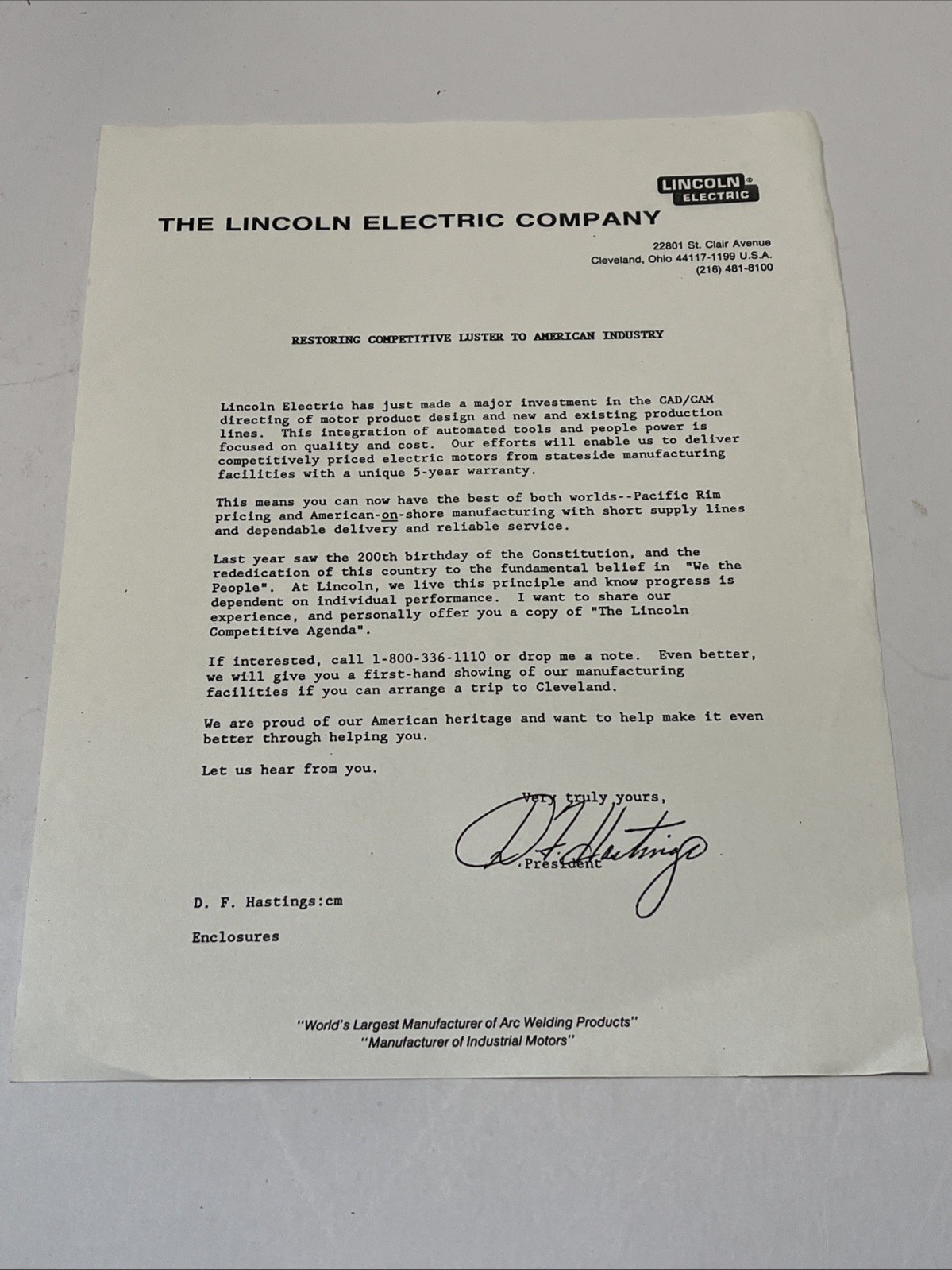 Vintage Lincoln Electric Welder’s & Motor- Product Brochures & Data Information