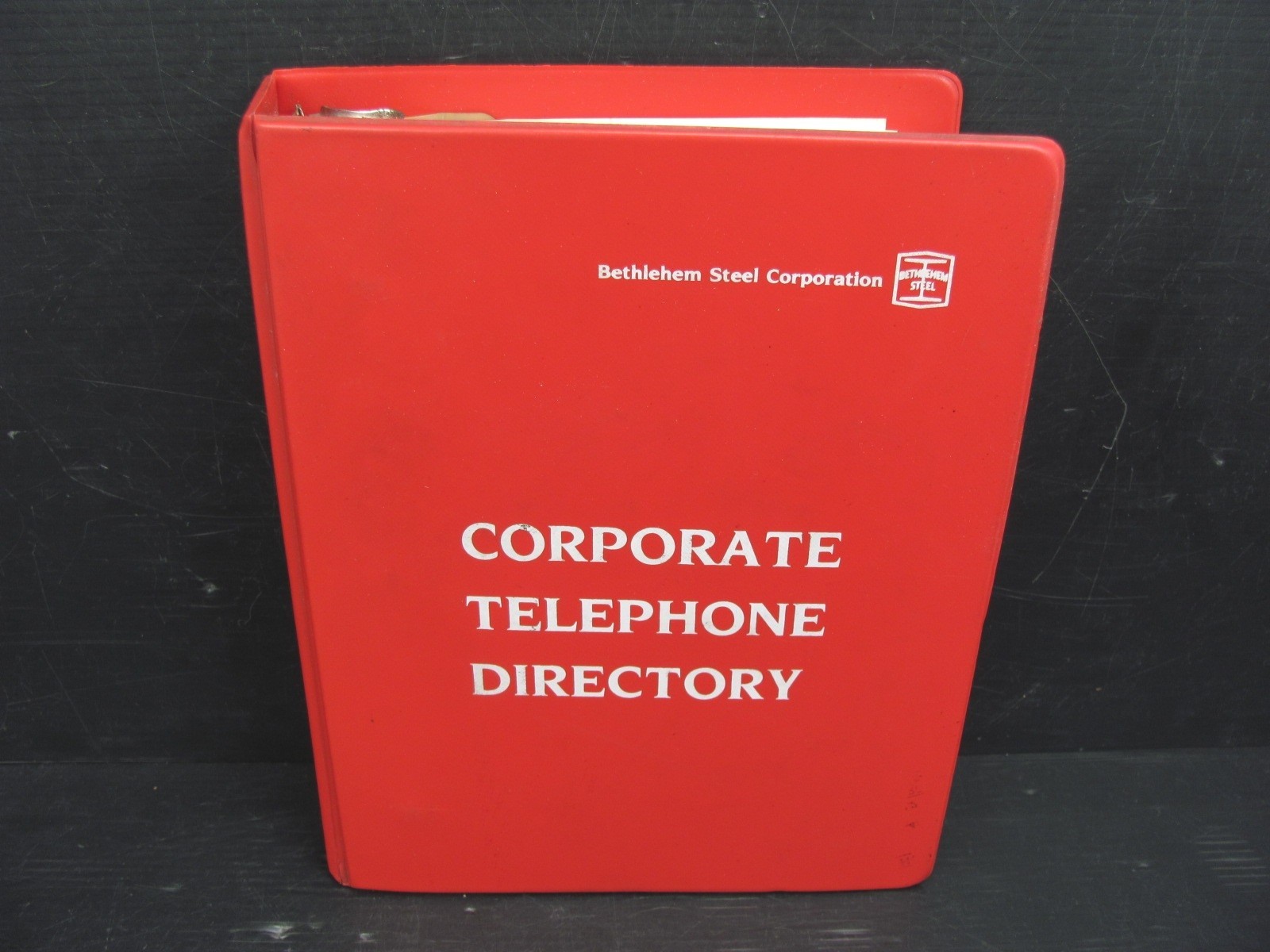 Vintage BETHLEHEM STEEL – RARE – Corporate Telephone Directory w/ I-BEAM LOGO