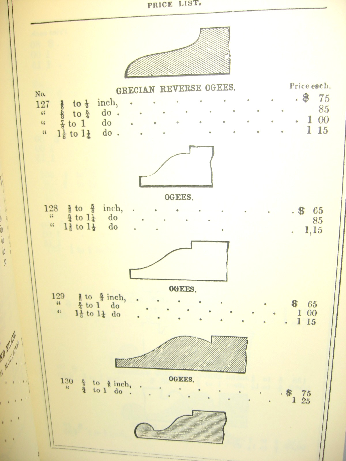 Auburn Tool Co – 1983 REPRINT: Price List-Planes, Plane Irons, Rules, Gauges…