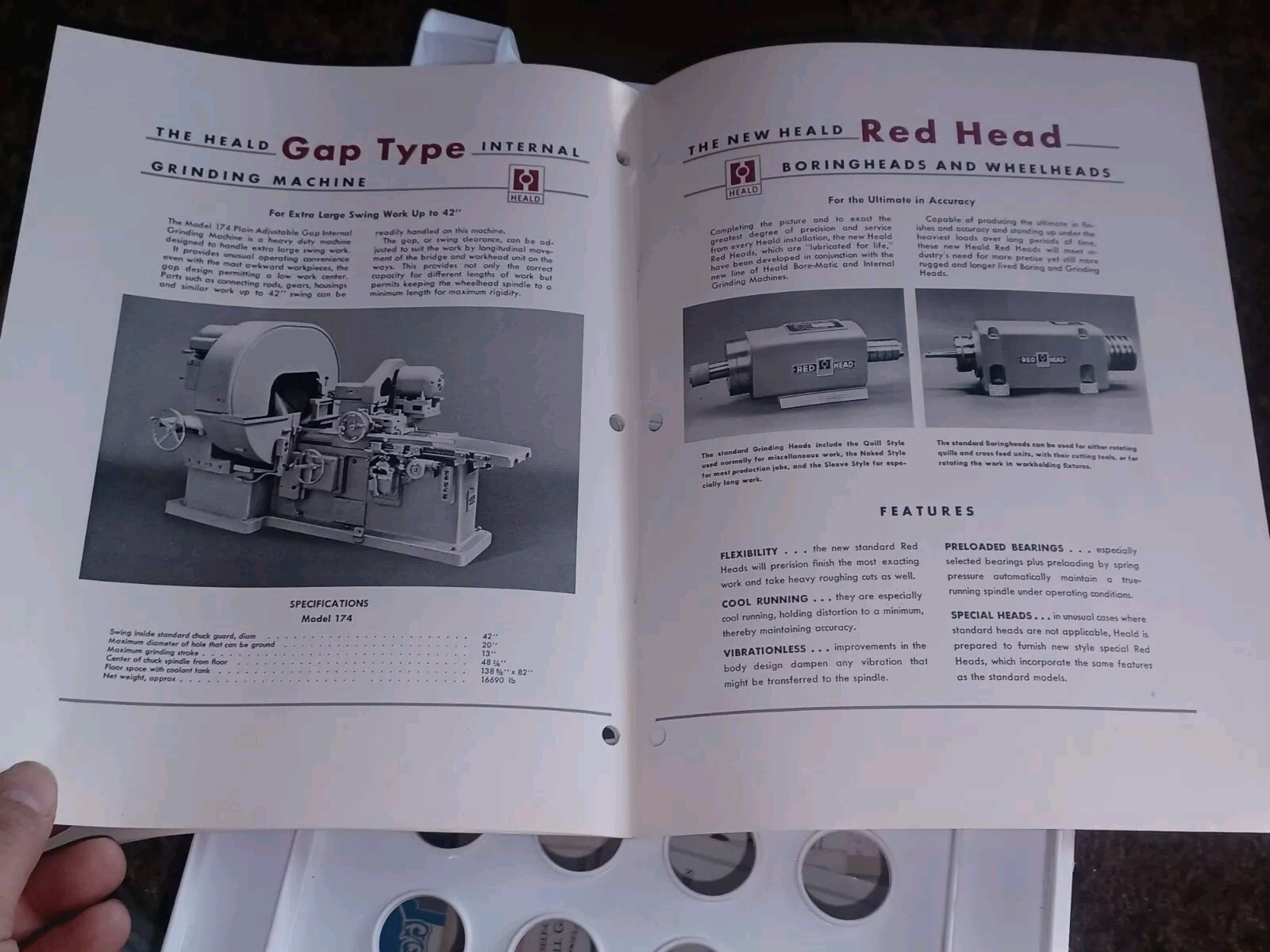 HEALD COMPANY Catalog 3 NEW MODELS BORE MATIC PRECISION FINISHING MACHINES TOOLS