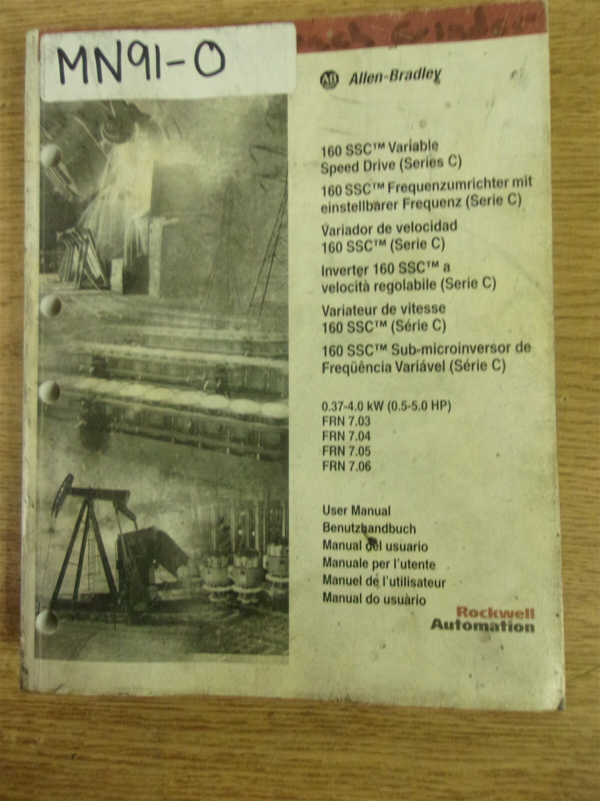 Allen Bradley 160 SSC user Manual Multi-Language *FREE SHIPPING*