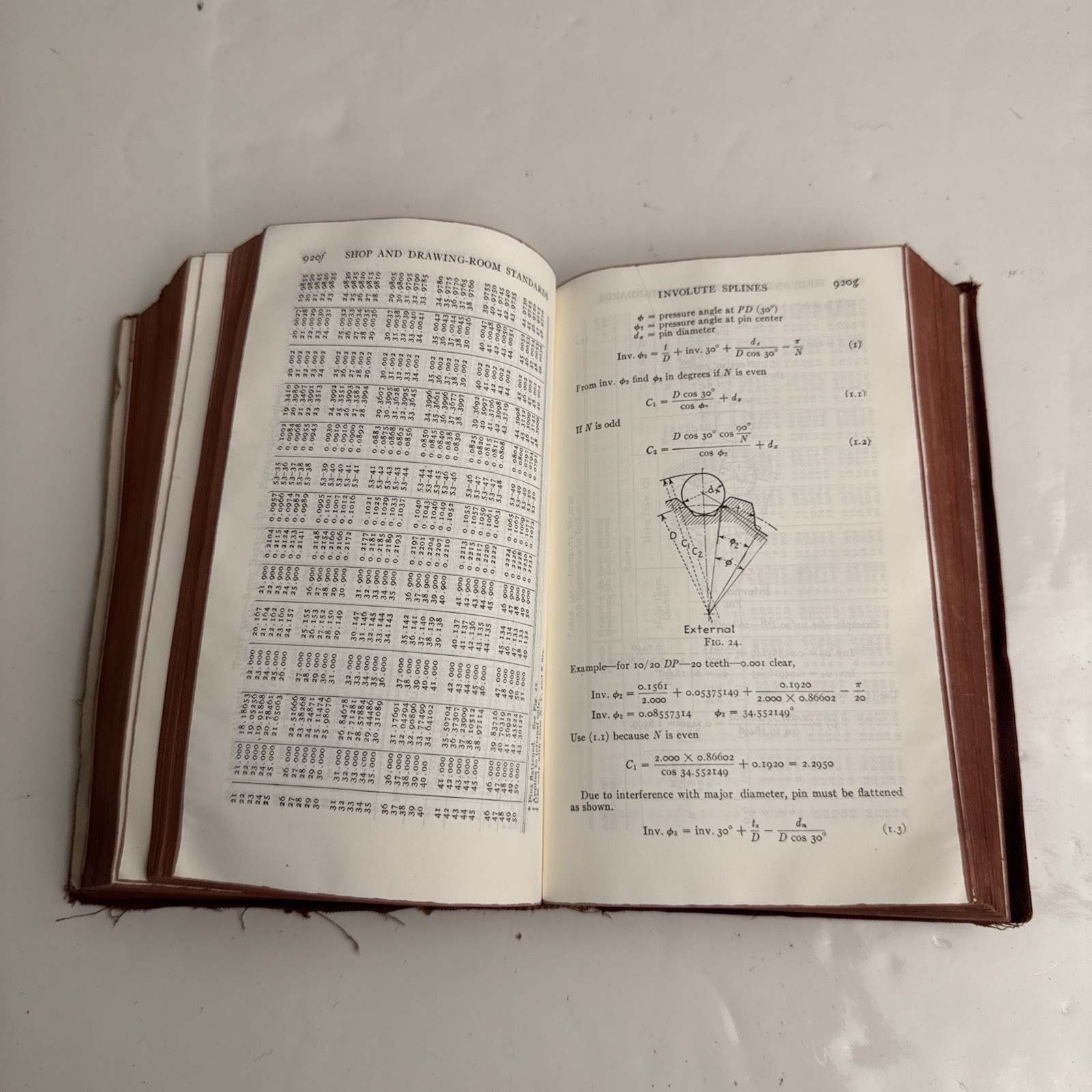 Vintage 1945 American Machinist Handbook Colvin & Stanley 8th Edition Guide