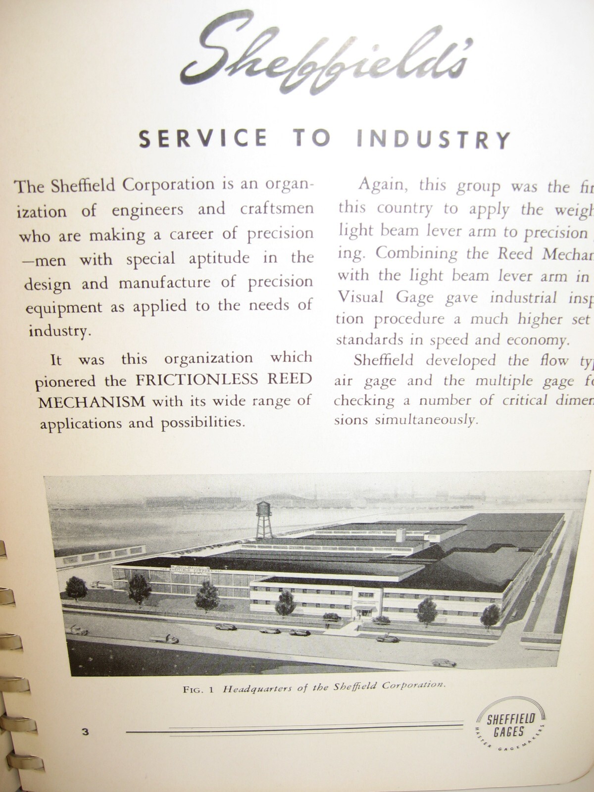 1943 Sheffield Gages Catalog 42-0, Sheffield Corporation, Dayton, Ohio