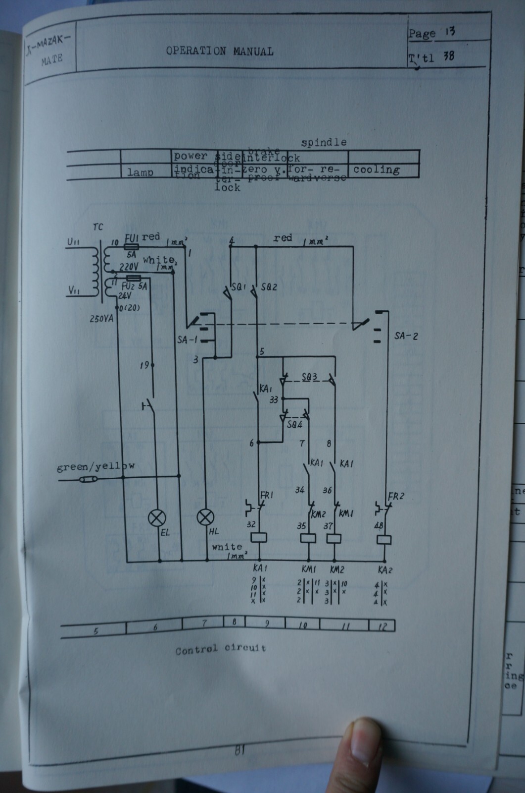 Copy of ACRATURN J1MT360 1440 Coventional Lathe Operation Manual MAZAK-MATE