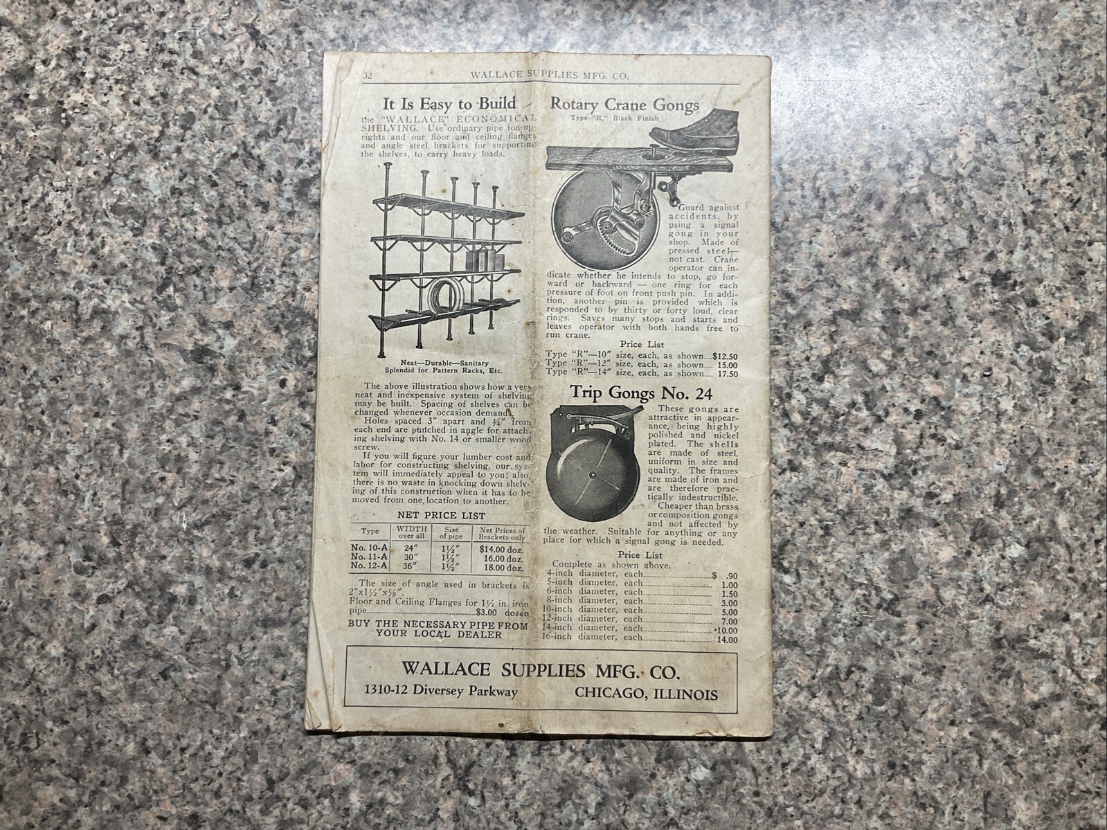 Vtg Wallace Supplies Mfg Co Brochure Bending Machine Machinist Tool BULLETIN #27