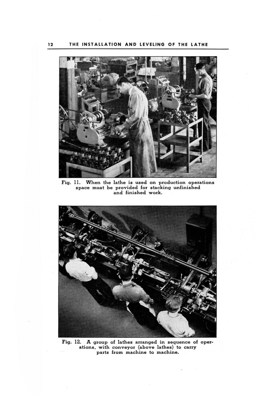 South Bend Installation & Leveling The Lathe Instruction Manual #932