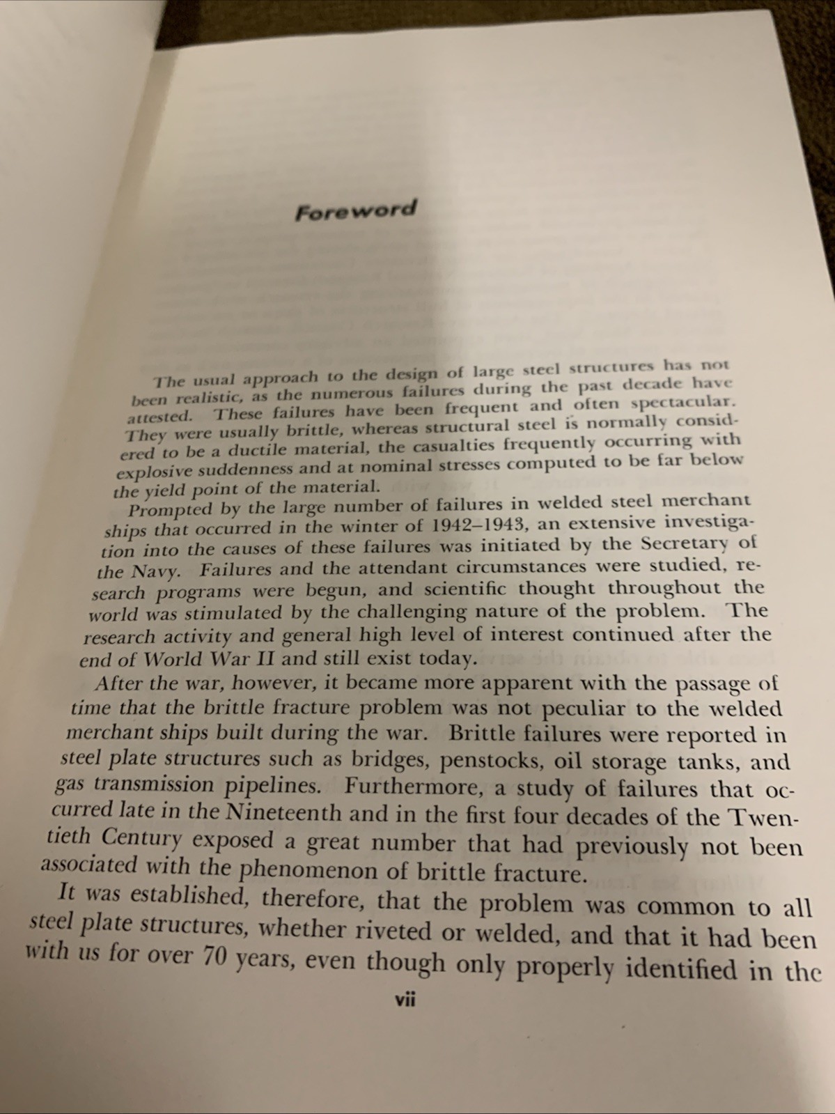 Brittle Behavior Of Engineering Structures Ship Steel Metallurgy 1957