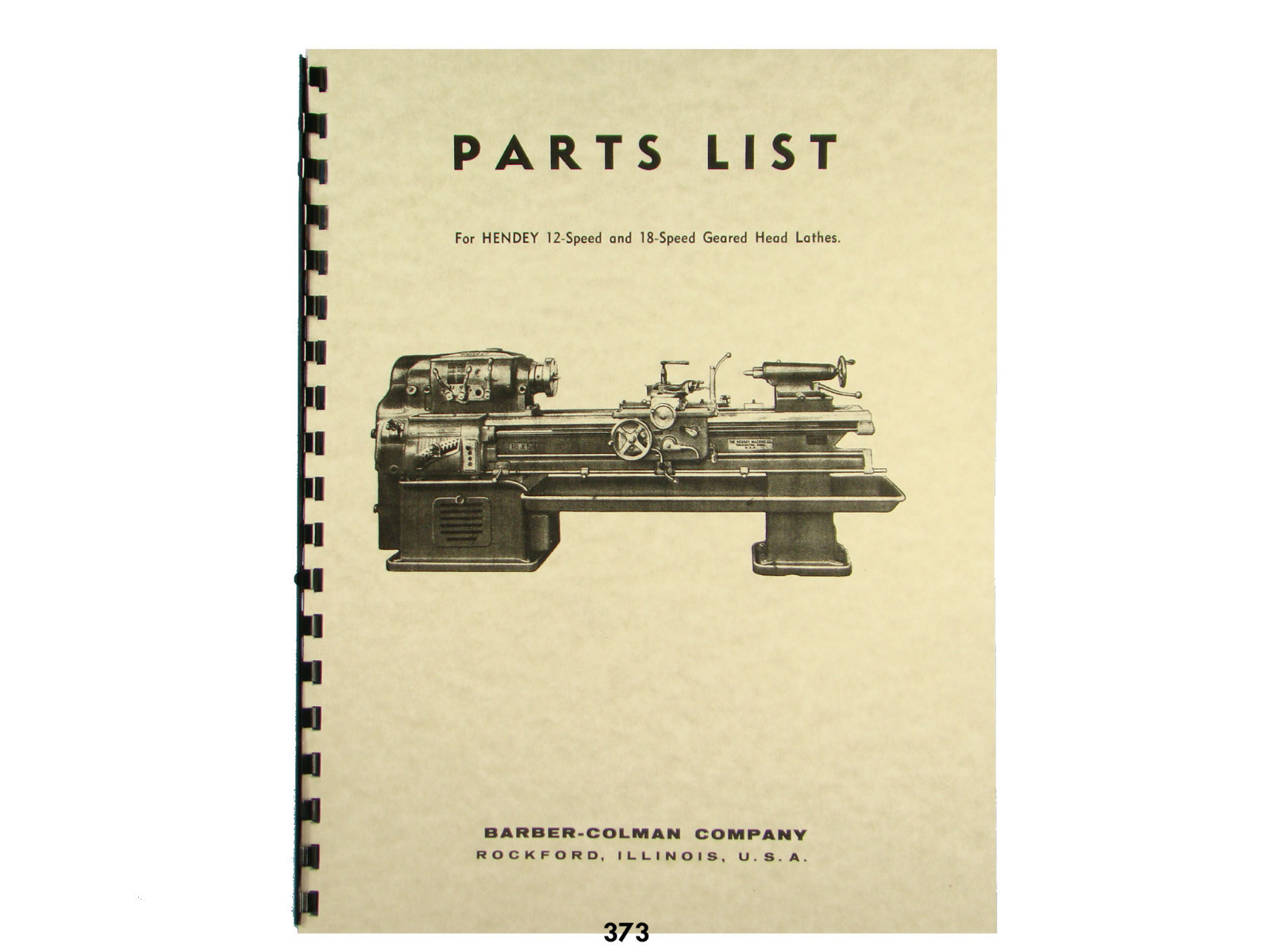 Hendey Lathe Attachments and Accessories Manual *1034