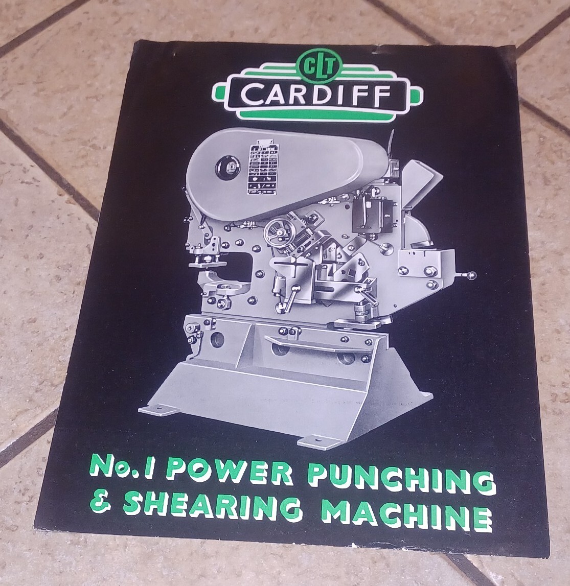 Cardiff C No 1 Power Punching Shearing Machines SALES FLYER CLT LATHE TOOL WORKS
