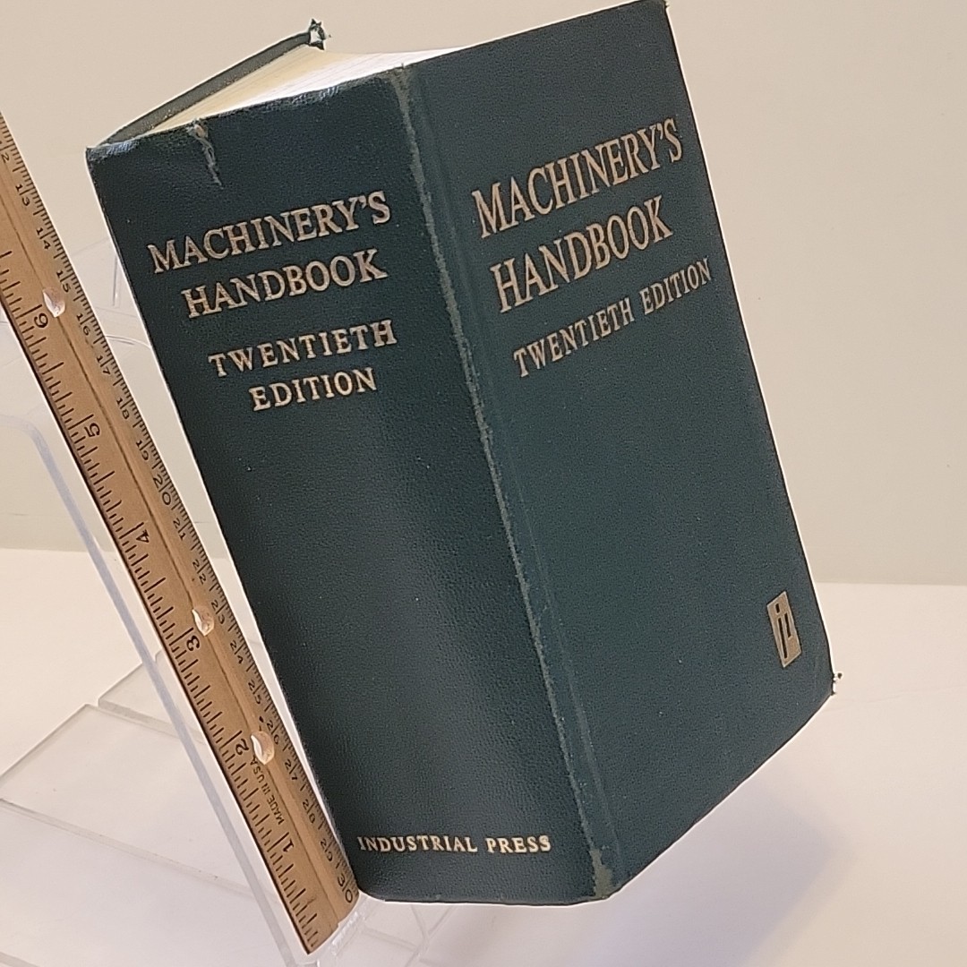 Vintage Machinery’s Handbook 20th Edition Third Printing 1976
