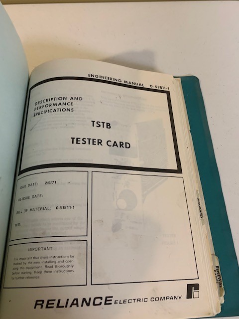 Cincinnati Milacron Reliance Electric Instruction Manual for Spindle Drive