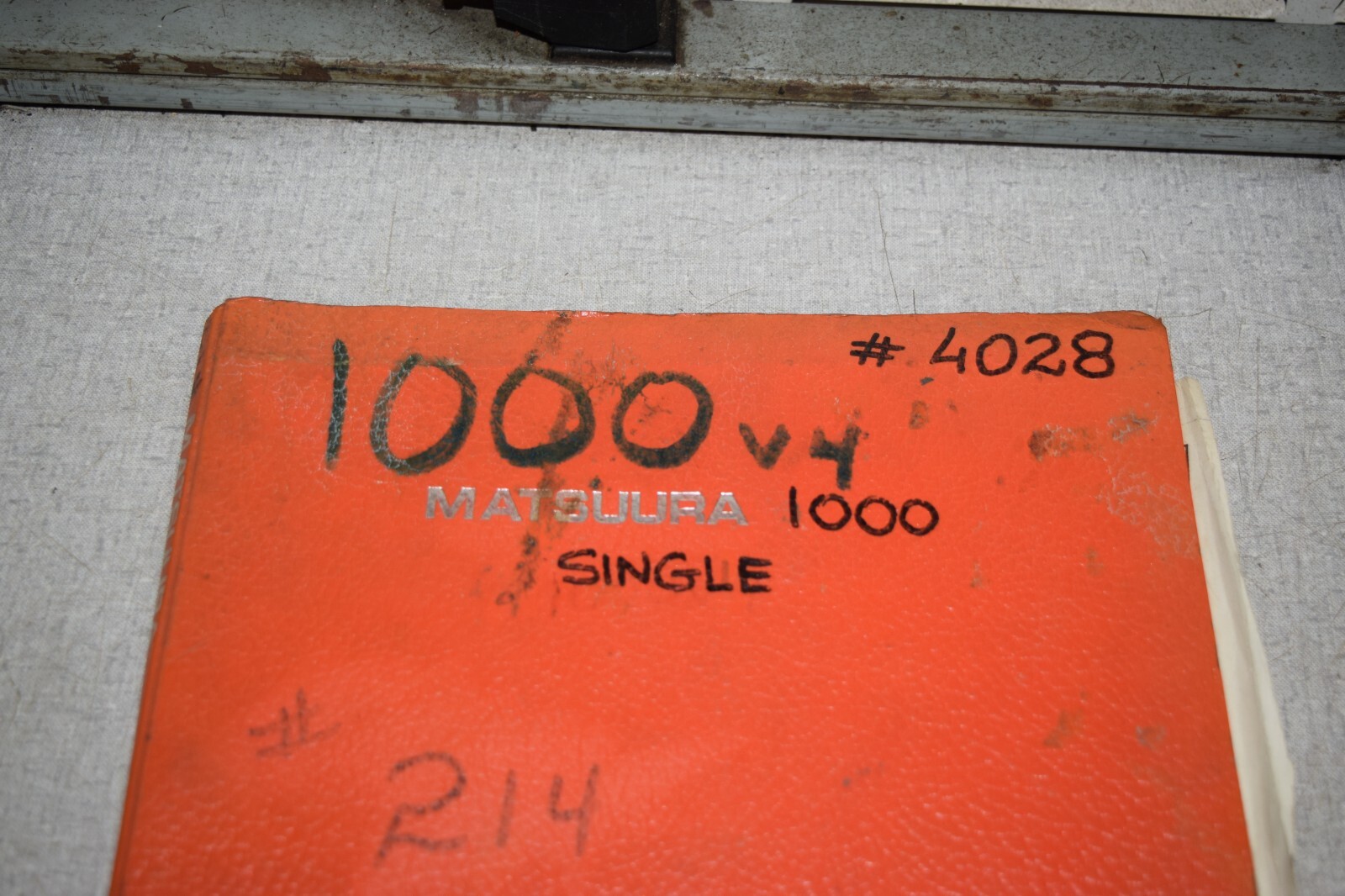 Matsuura MC-1000 V4 Service Manual