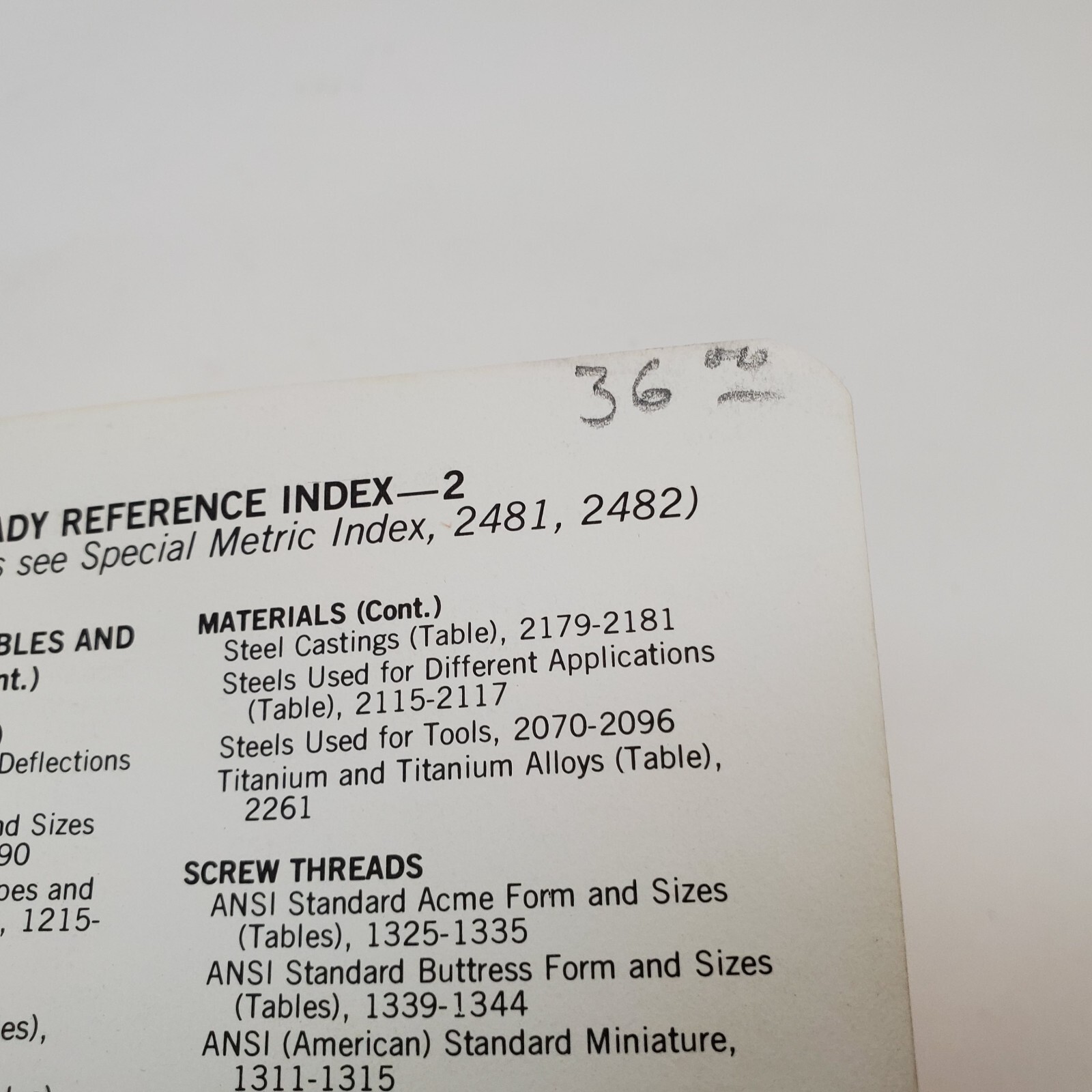 MACHINERY’S HANDBOOK 21st Edition, 1980, Industrial Press Inc, 2482 Pages