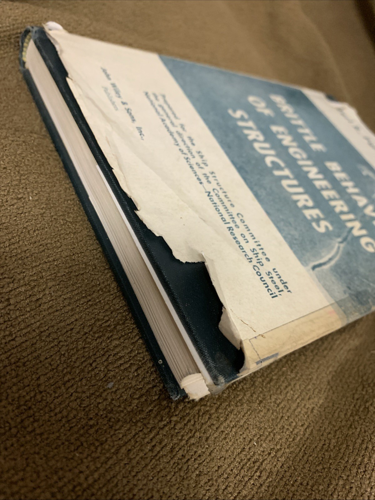Brittle Behavior Of Engineering Structures Ship Steel Metallurgy 1957
