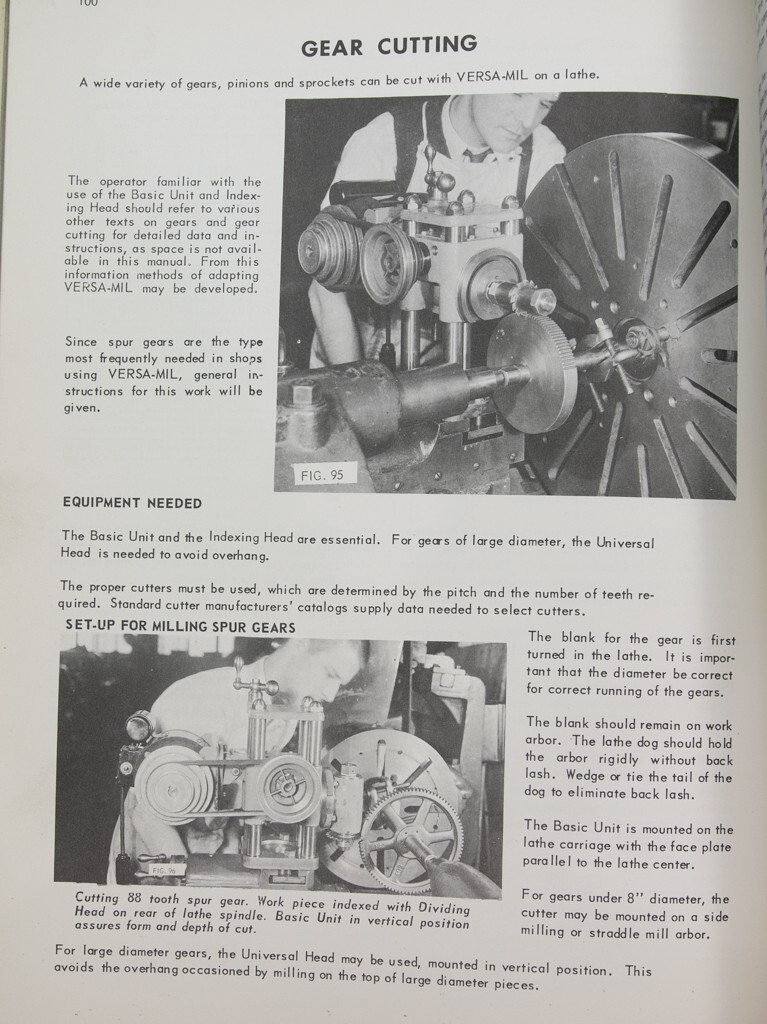 Dumore Versa Mill Operations, Machining, Set-ups Manual LONG VERSION (127 pages)