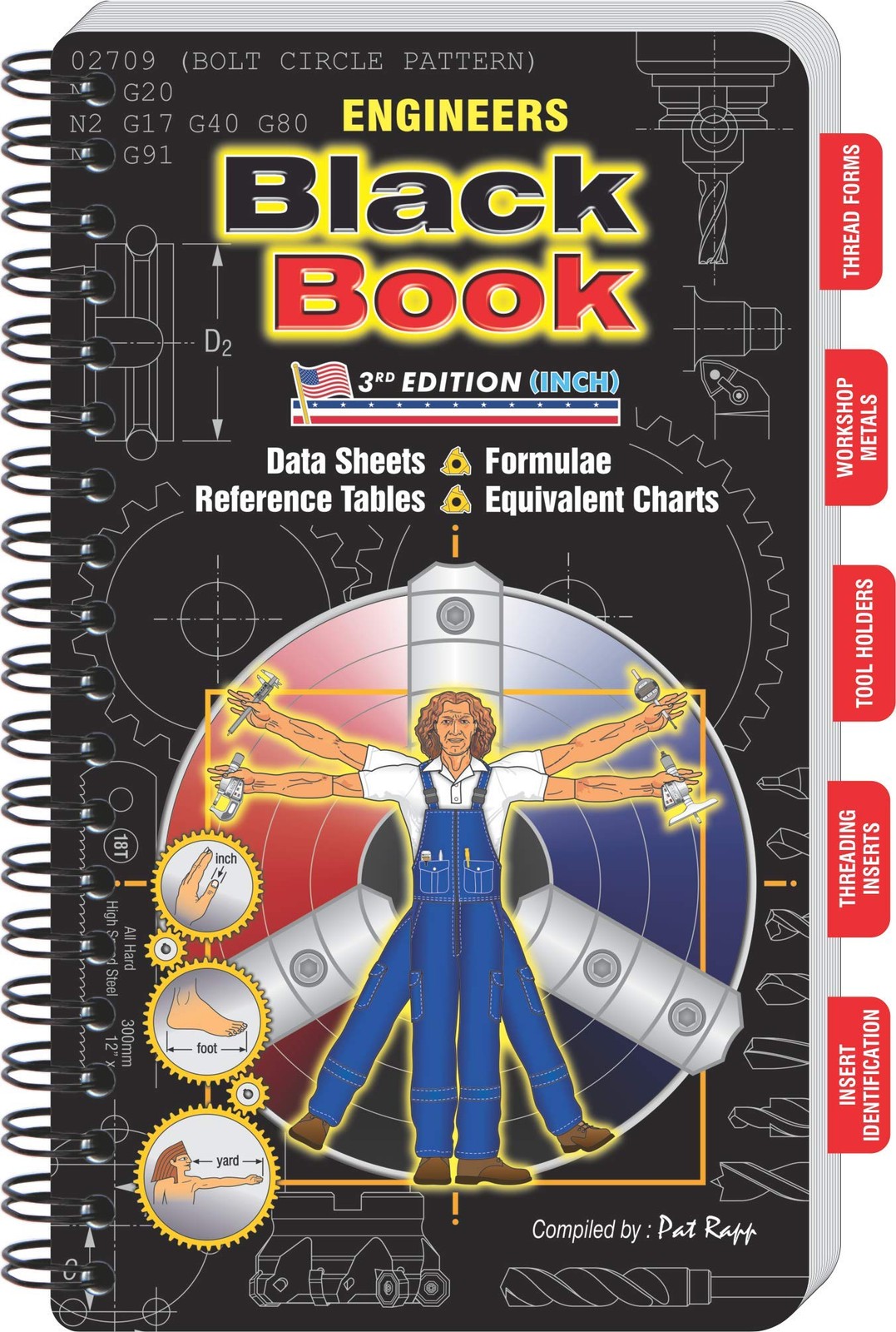 Engineers Black Book – 3rd Edition Inch. Machinist Reference Manual (Large…