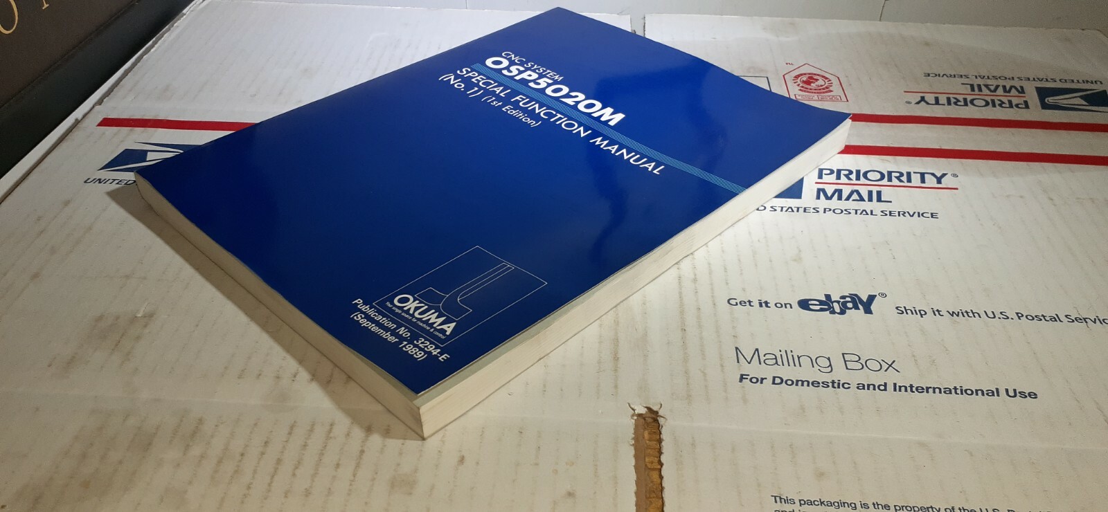 OKUMA CNC SYSTEM OSP5020M SPECIAL FUNCTION MANUAL (No.1) (1st Edition) 3294-E
