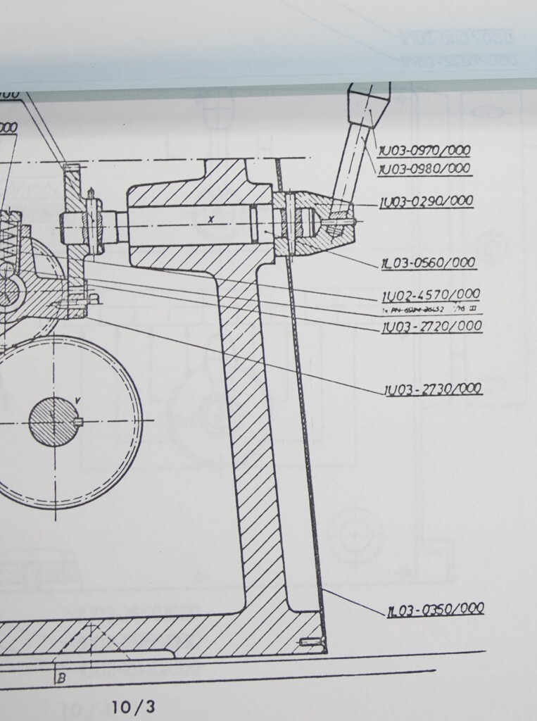 TUR 63A Toolmex Polamco Ponar WROCLAW Lathe Parts Drawings Manual 63