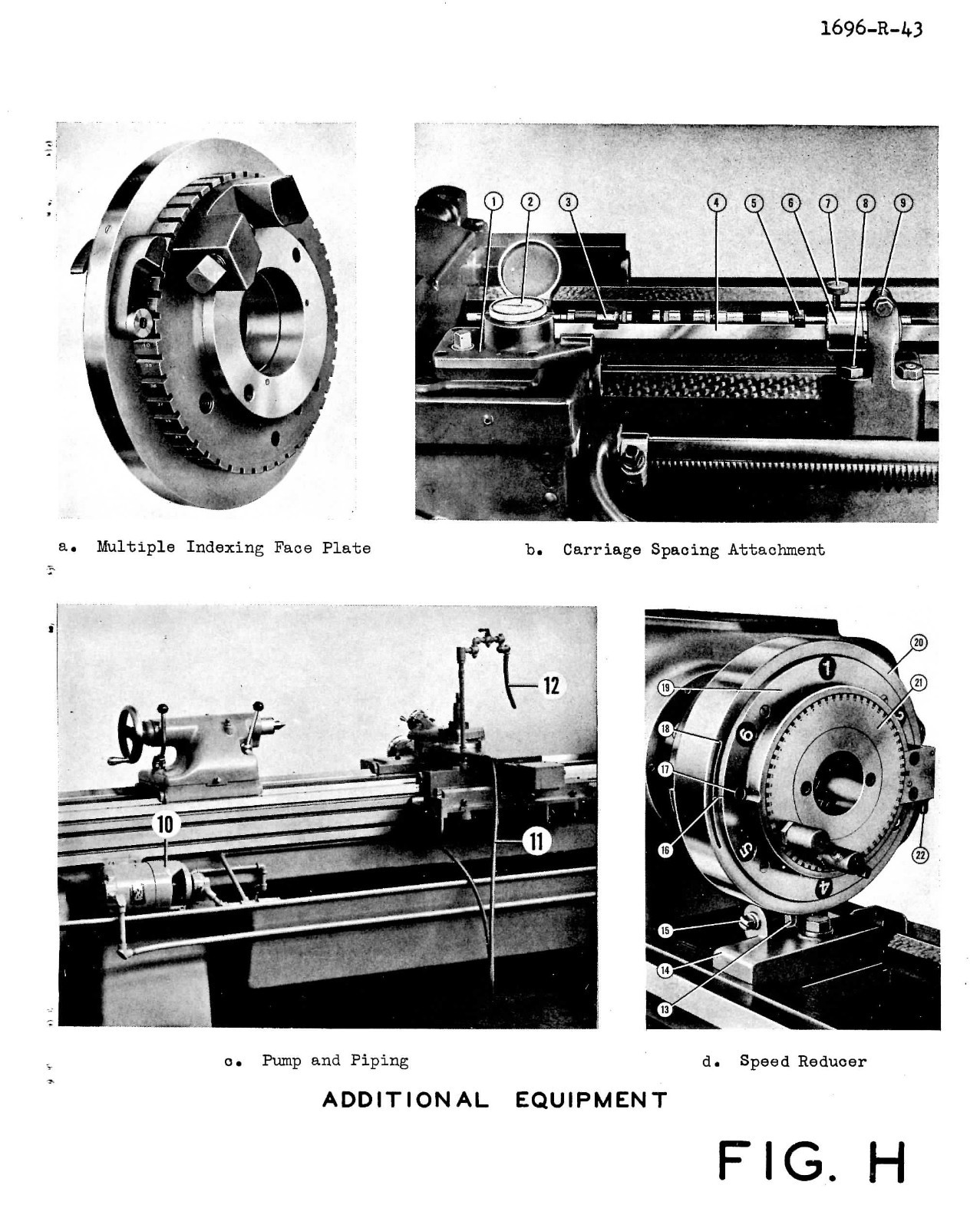 14″ & 16″ Lathes Operator’s Instruct Manual Fits Pratt & Whitney Model C M1696-1