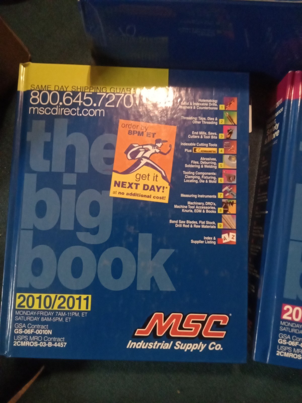 2010/2011 MSC Industrial Supply Catalogs, Maintenance And Repair , Metalworking