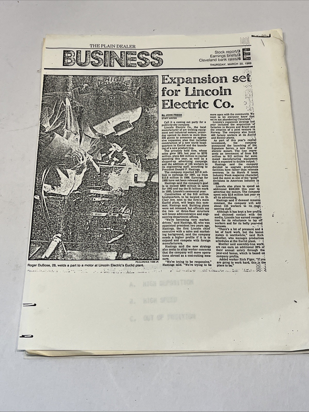 Vintage Lincoln Electric Welder’s & Motor- Product Brochures & Data Information