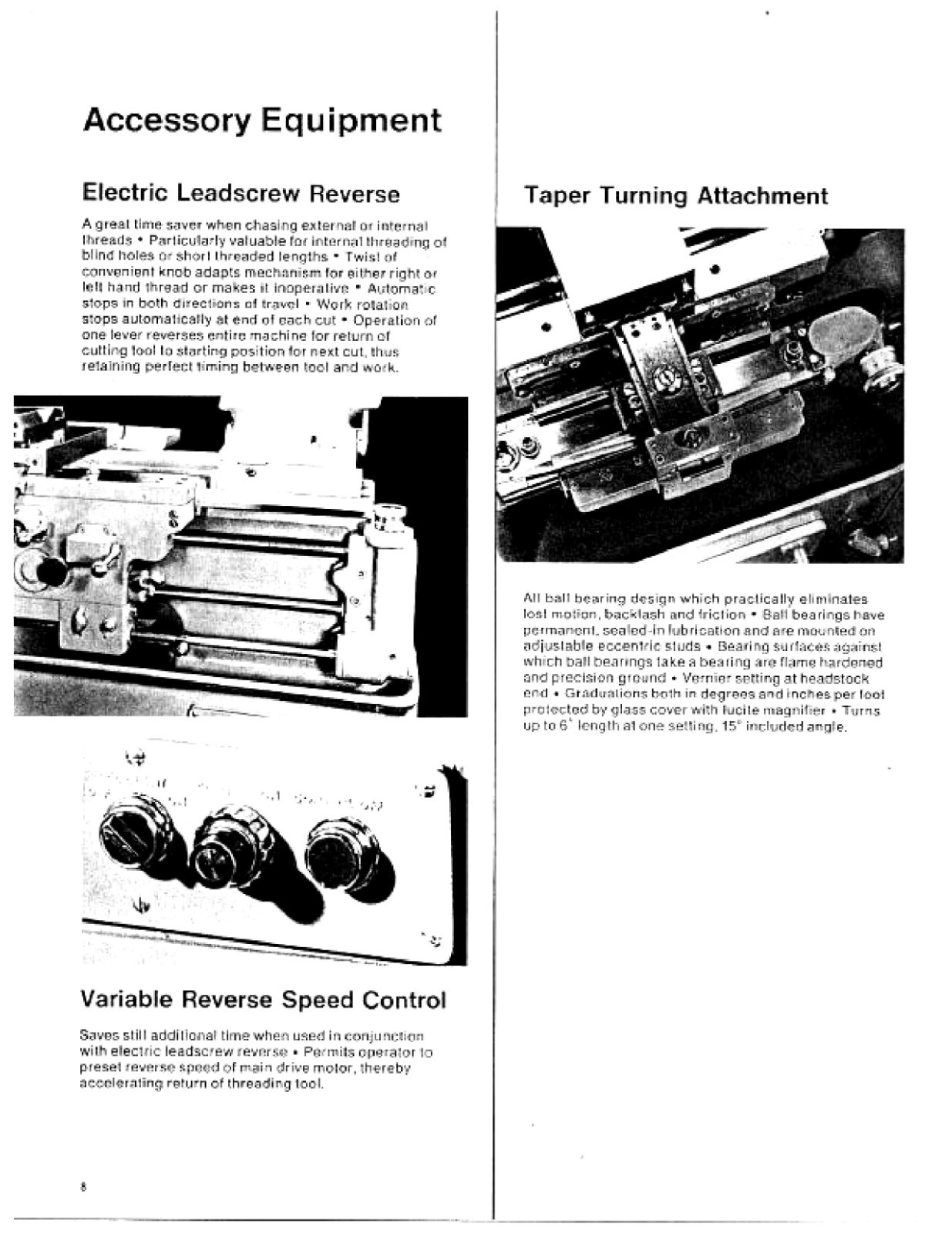 Instruct Manual Fits South Bend EE Lathe #50 – 9″ Workshop Precision Lathes 1939
