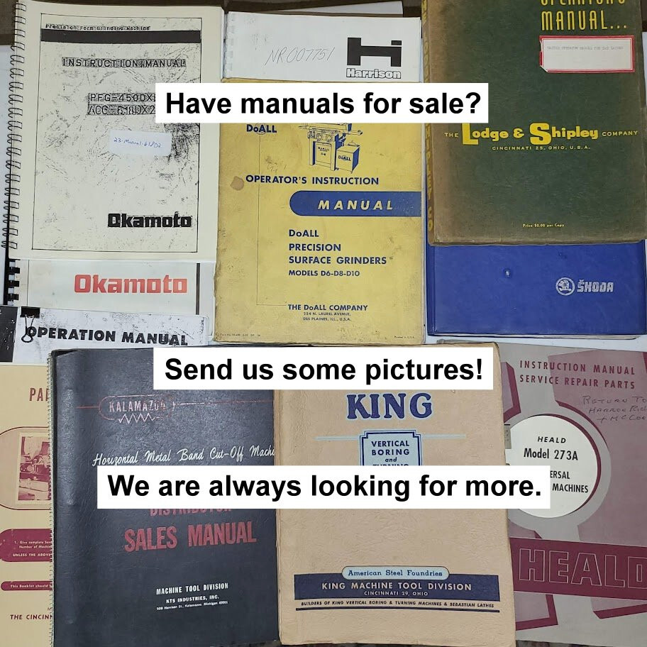 Cincinnati MH & L Horizontal Milling Machine Operator Instructions Manual 1230