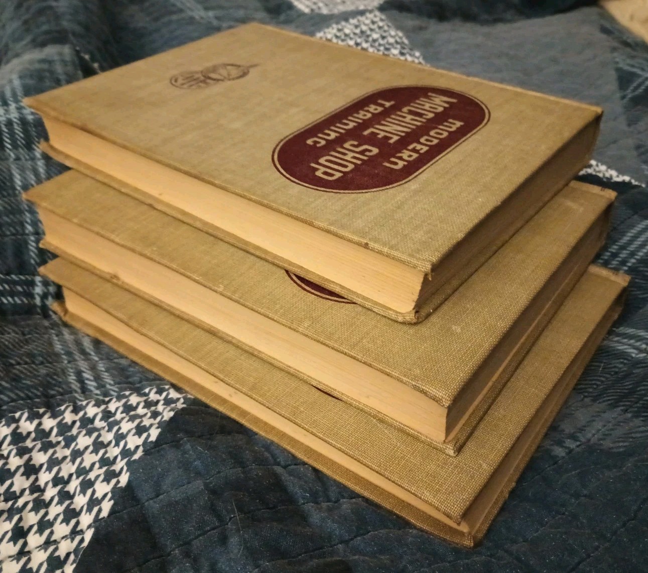 Modern Machine Shop Training National Schools Volumes 1-3 Set 1943 Hardcover