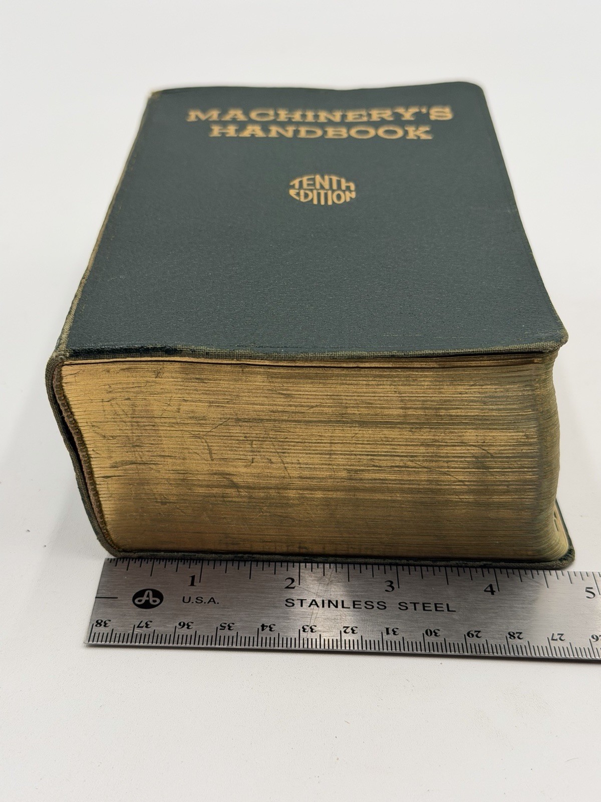 Machinery’s Handbook 10th Edition 1ST Printing 1939 Oberg Jones industrial VTG