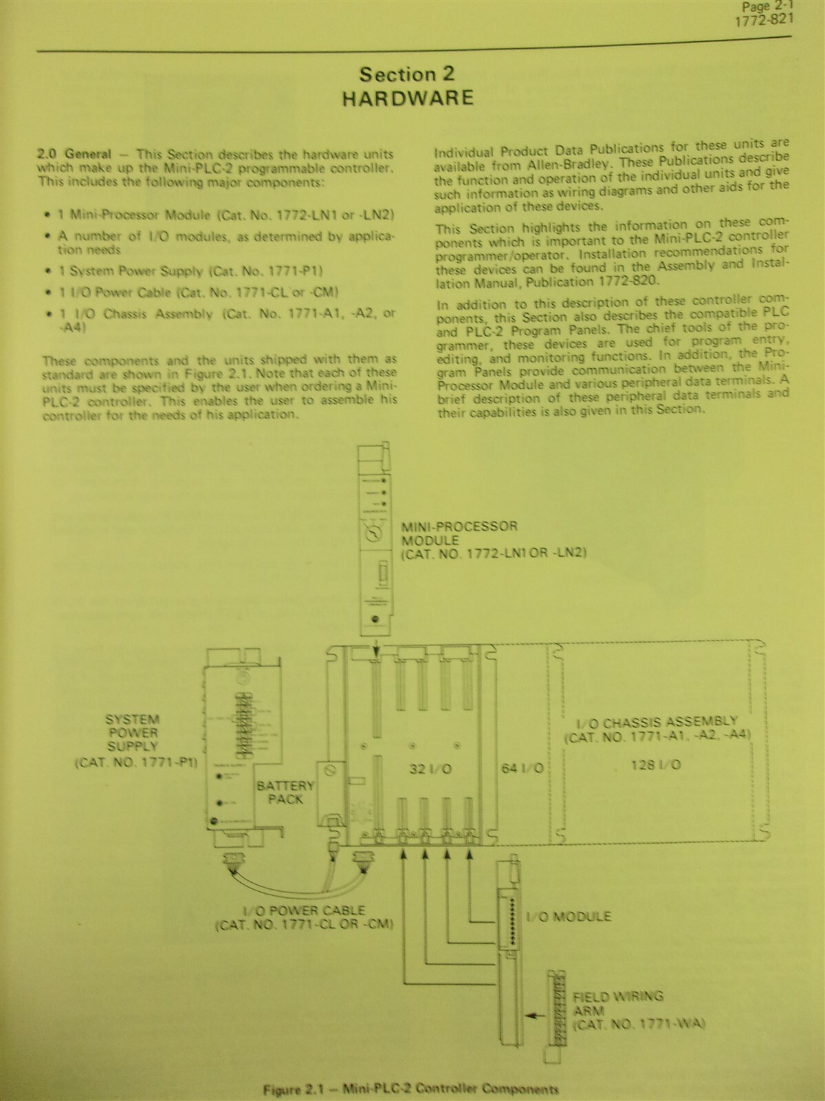 Allen Bradley Mini-PLC-2 Programming & Operations Manual *FREE SHIPPING*