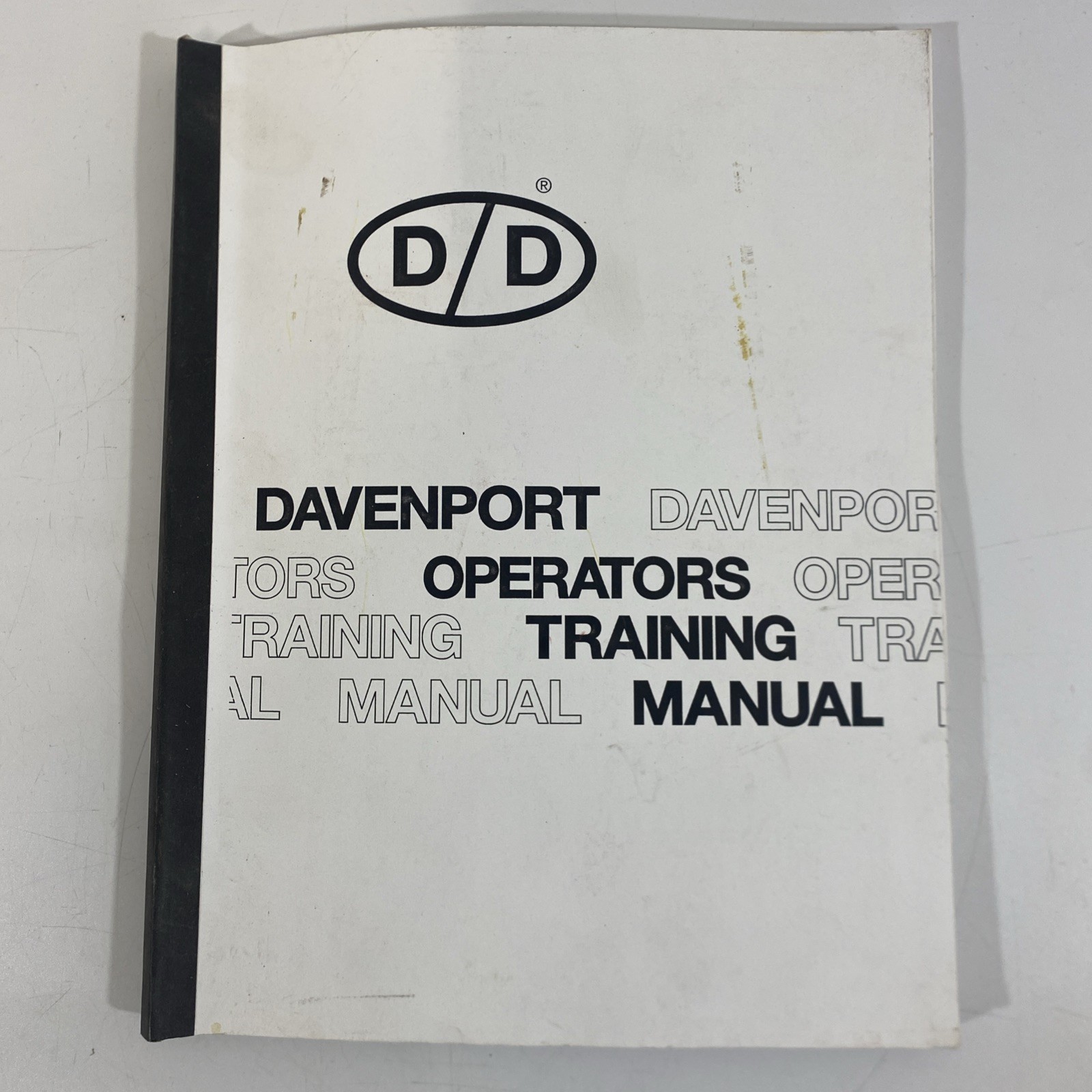 Vtg Davenport 5 Spindle Automatic Screw Machine Operators Training Manual