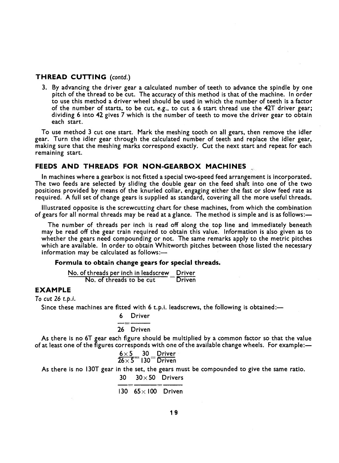 Colchester 6″ Student & 12″ Dominion Lathes Instruction & Parts List Manual *835