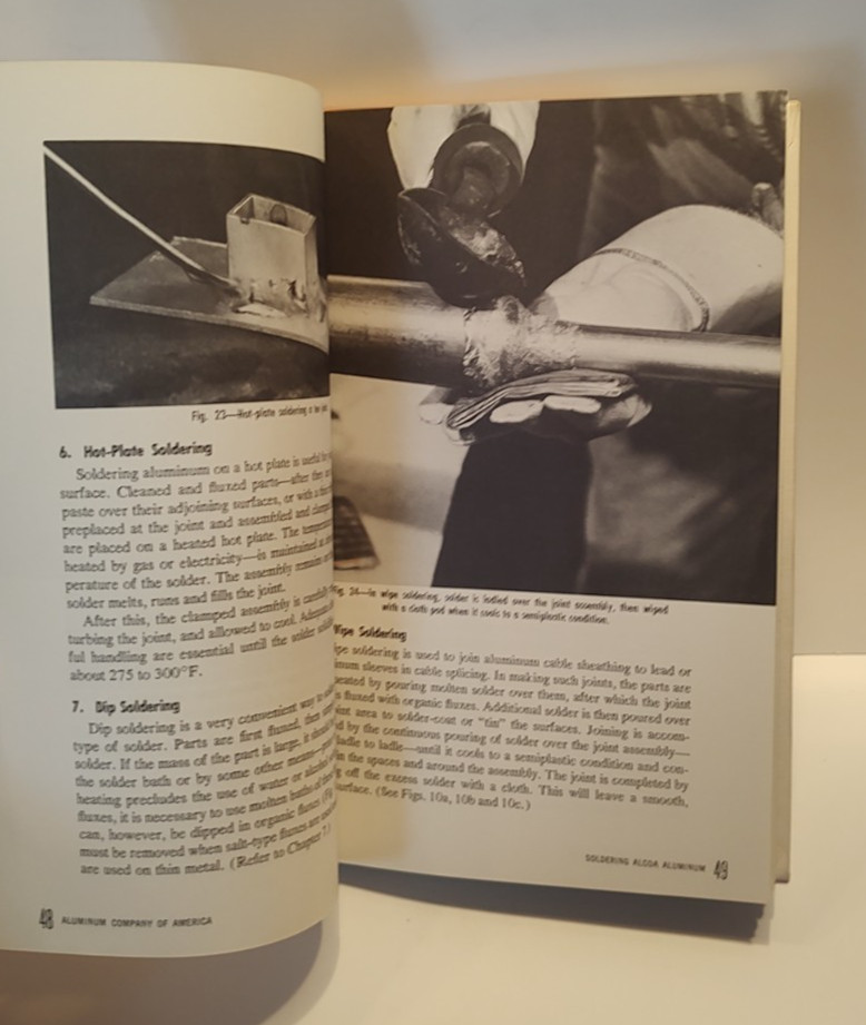 Soldering Alcoa Aluminum Handbook 1965 Metal Industry Pittsburgh Vintage Guide