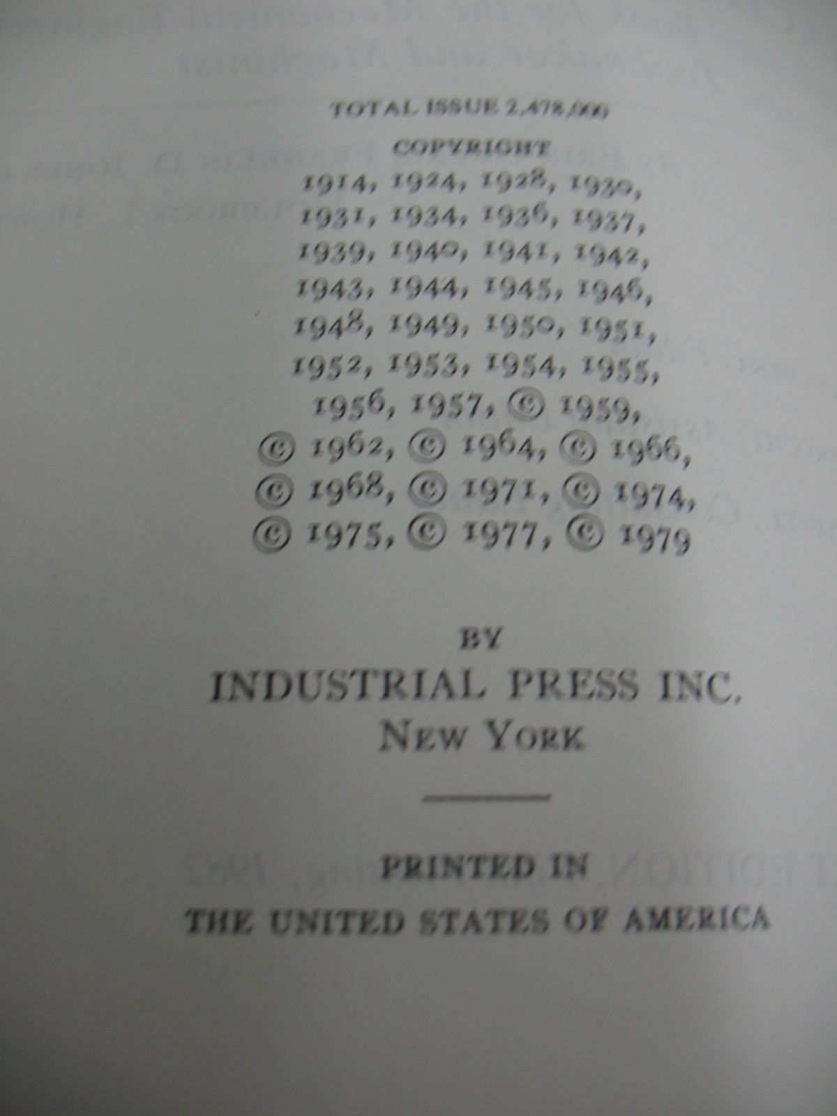 Machinerys Handbook 21st Edition